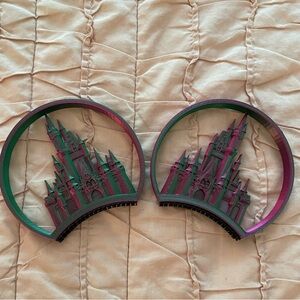 Factory 55 Aloha Ears Design - Color Shift Christmas WDW Cinderella Castle